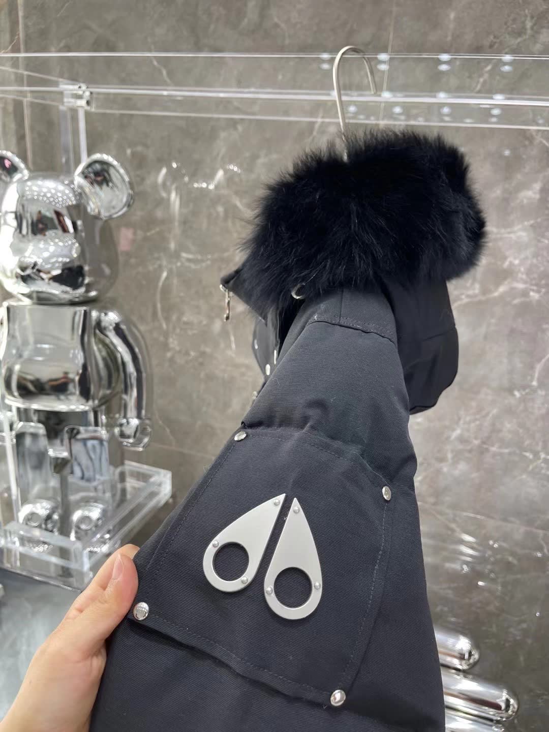 Moose Knuckles Hooded Down Jacket